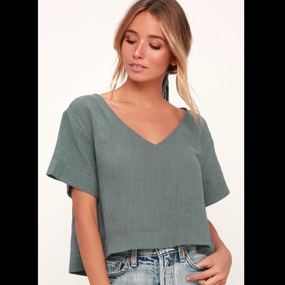 Lulus Other - 🌻🌻Lulus Linen Signorina short sleeve top size XS